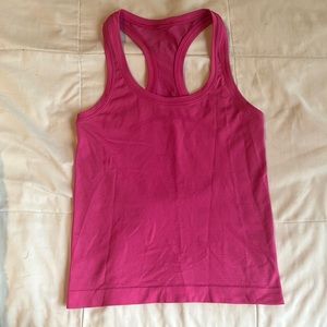 Lululemon sonic pink swiftly tech racer back tank top